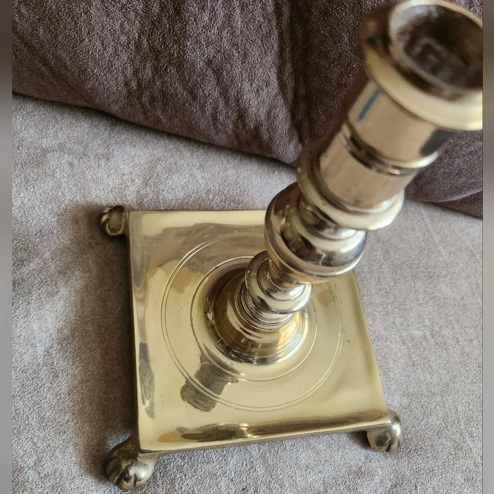 VTG Brass Candle Holder